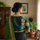 Dark Green__BLOUSE ATETIER
