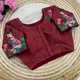 Maroon__BLOUSE ATETIER