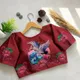 Maroon__BLOUSE ATETIER