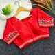 Red__BLOUSE ATETIER