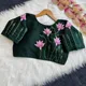 dark green__BLOUSE ATETIER