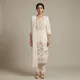 Off White And Pink__RADHA ROOKMAN
