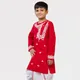 Red And White__SANTINIKETAN BOUTIQUE