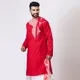 Red And White__SANTINIKETAN BOUTIQUE