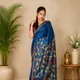 Navy blue and multi color