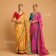 Yellow And Blue__SABR SAREES