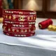 Red__Shiv Bangles