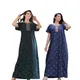 Blue And Dark Green