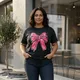 Black/Pink Bow