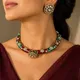 Multi - Dark Green + Red