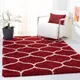 Red And Ivory__AQSA CARPET RUGS 
