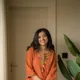 Rust orange__JAIPURISILK