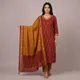 maroon__JAIPURI KURTI