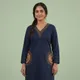 Navy Blue__PANKAJA CREATION