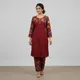 Maroon__PANKAJA CREATION
