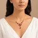 Gold And Red__YESHU IMITATION JEWELLERY