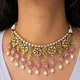Golden , Pink, white, mint green