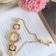 Gold, Red and green, Medium Dial
