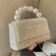 Round Handle Structured Handbag