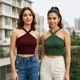 Maroon and Green