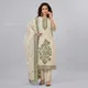 White And Olive Green__STERLEX BAZAAR