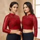 Maroon__SANKET SYNTHETICS 