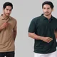 Sand Beige And Bottle Green