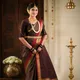Burgundy__R H BANARSI SAREE 