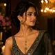 Gold Toned With Muted Green Stone Accents__AMBELIS