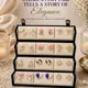Gold Toned With Pink, Blue, White, And Black Enamel Accents__AMBELIS