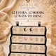 Gold Toned With White Pearls, Pink Enamel, Black Enamel, And Clear Crystals__AMBELIS