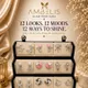 Silver Toned With White Pearls, Pink Tulips, And Coloured Enamel Accents__AMBELIS
