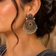 Silver Oxidised With Red Centre Stone And Gold Accents__AMBELIS