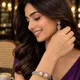 Gold And Silver Toned With Soft Pink Centre Stones__AMBELIS