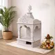 White__PUJA CORNER