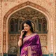 Royal Purple And Gold__LAXMI SAREE