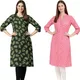 Pink & Dark Green