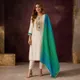 White And Turquoise