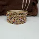 Gold with Multicolor (Red, Blue, Green, Clear) stones