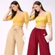 Beige And Maroon__BLQWEAR