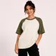 Olive Green And Off White