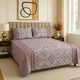 Coral Red And Soft Grey__HANDLOOM HEAVEN