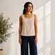 Beige & Navy