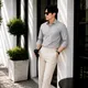 Grey And Cream__STYLO MEN