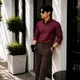 Maroon And Brown__STYLO MEN