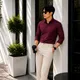Maroon And Cream__STYLO MEN