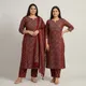 Maroon__HOUSE OF बुनKARI