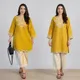 Yellow__HOUSE OF बुनKARI