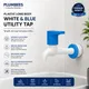 White And Blue