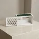 White And Forest Green